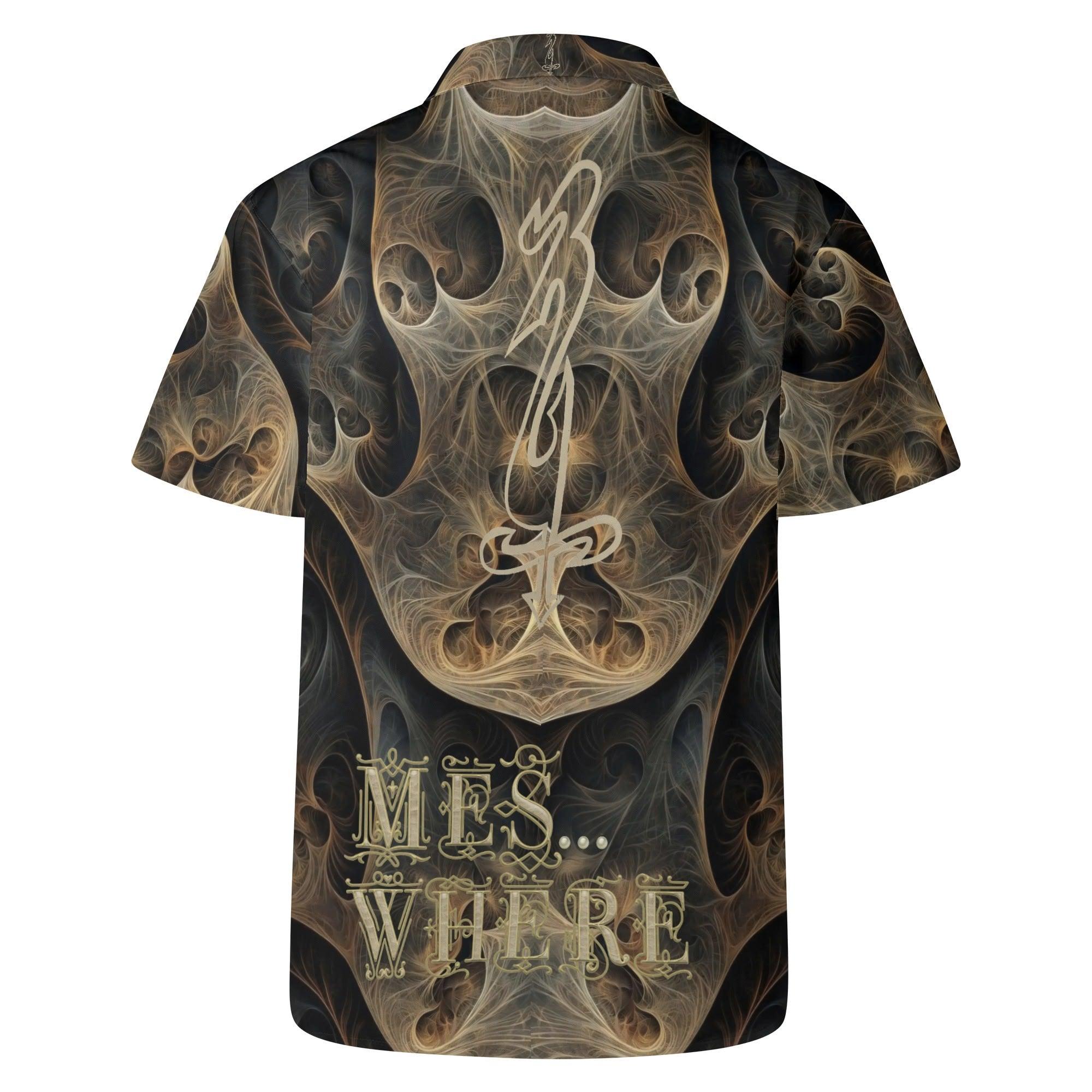 Mens All Over Print Casual Hawaiian Shirt - MES...Where