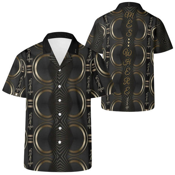 Mens All Over Print Casual Hawaiian Shirt