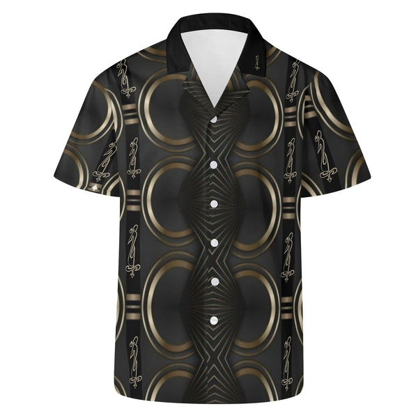 Mens All Over Print Casual Hawaiian Shirt
