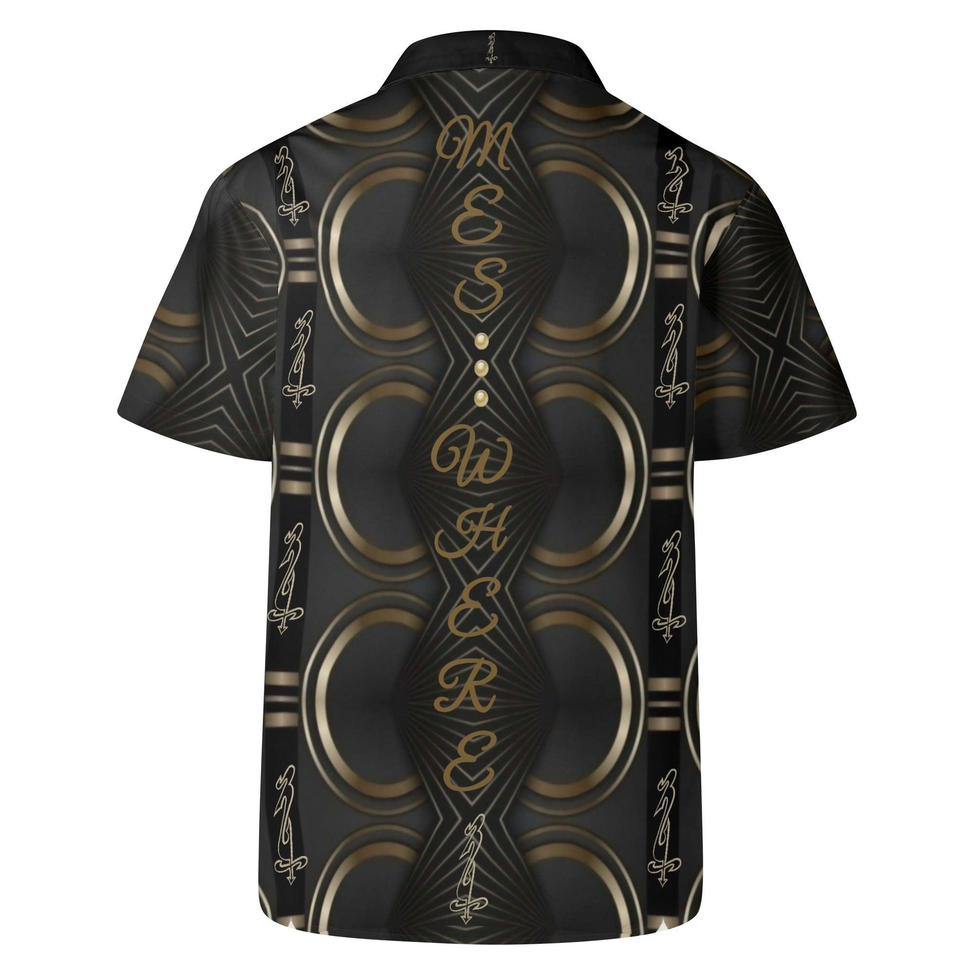 Mens All Over Print Casual Hawaiian Shirt - MES...Where