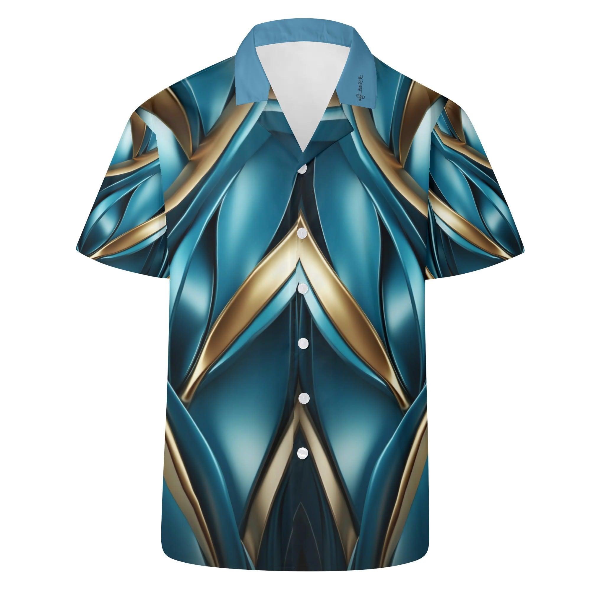 Mens All Over Print Casual Hawaiian Shirt - MES...Where