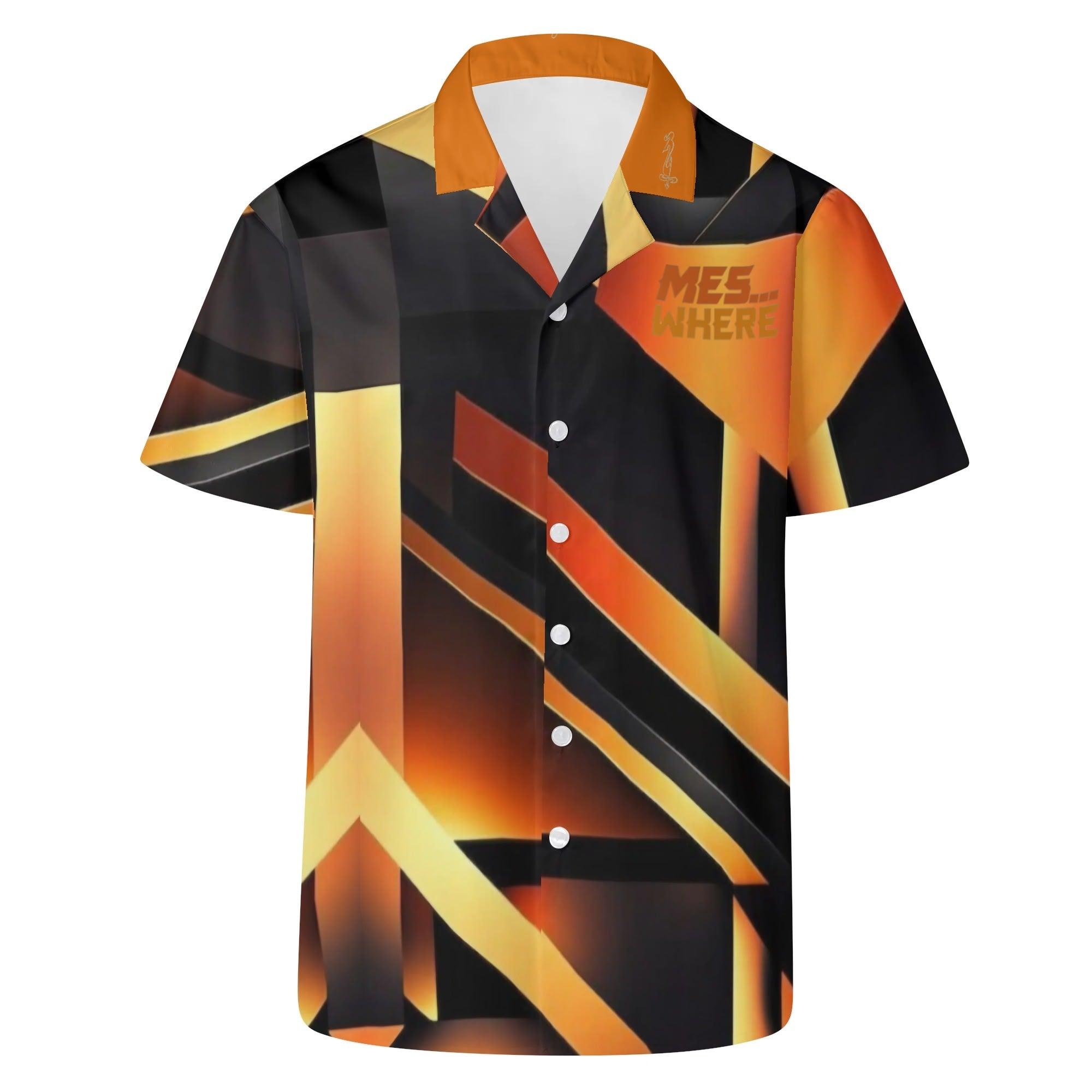 Mens All Over Print Casual Hawaiian Shirt - MES...Where