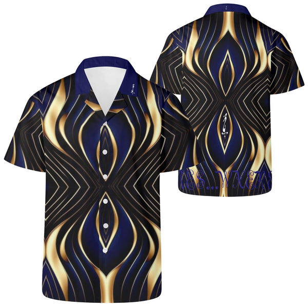 Mens All Over Print Casual Hawaiian Shirt