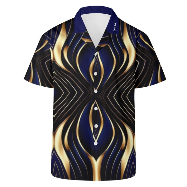 Mens All Over Print Casual Hawaiian Shirt
