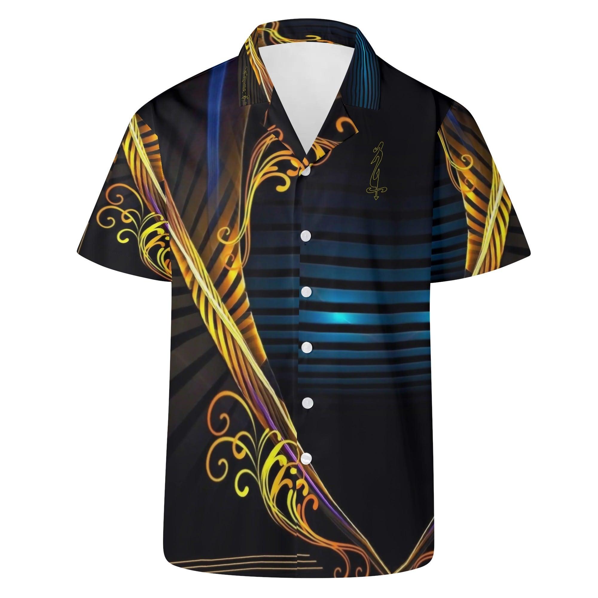Mens All Over Print Casual Hawaiian Shirt - MES...Where