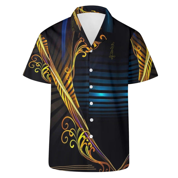 Mens All Over Print Casual Hawaiian Shirt