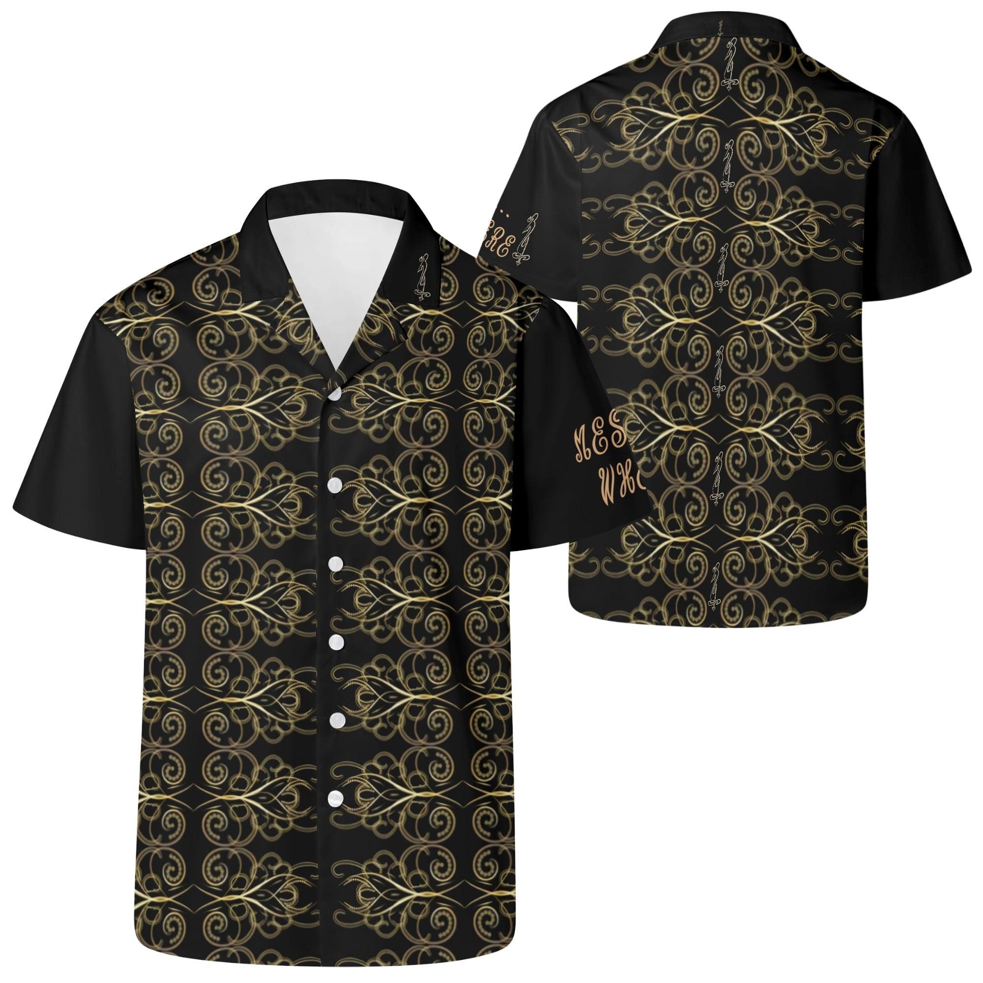 Mens All Over Print Casual Hawaiian Shirt - MES...Where