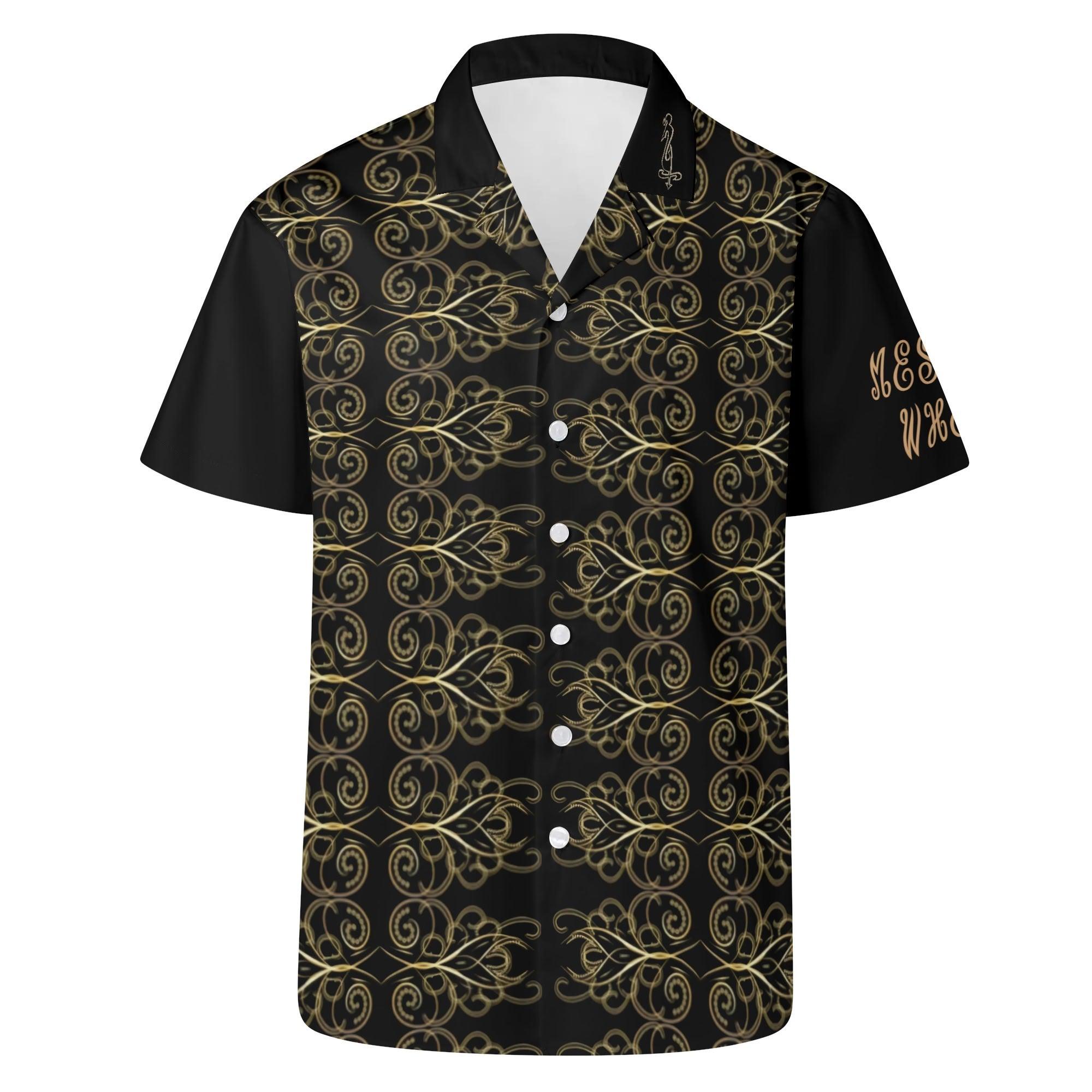 Mens All Over Print Casual Hawaiian Shirt - MES...Where