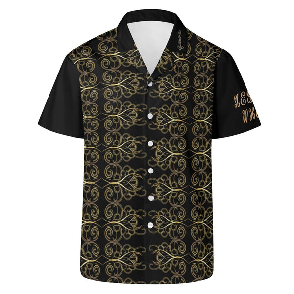 Mens All Over Print Casual Hawaiian Shirt