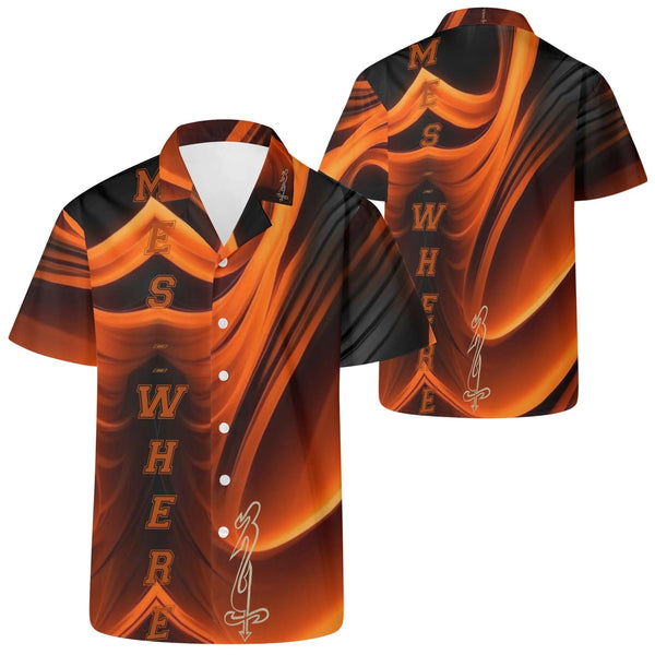 Mens All Over Print Casual Hawaiian Shirt
