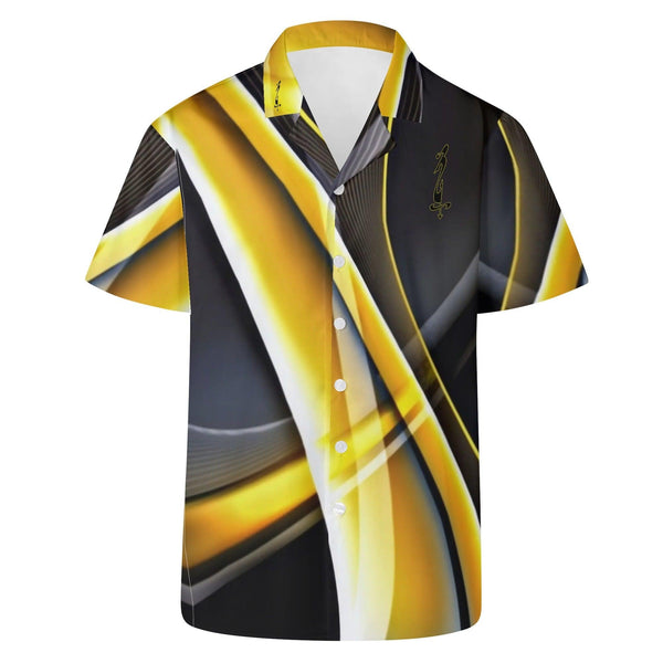 Mens All Over Print Casual Hawaiian Shirt