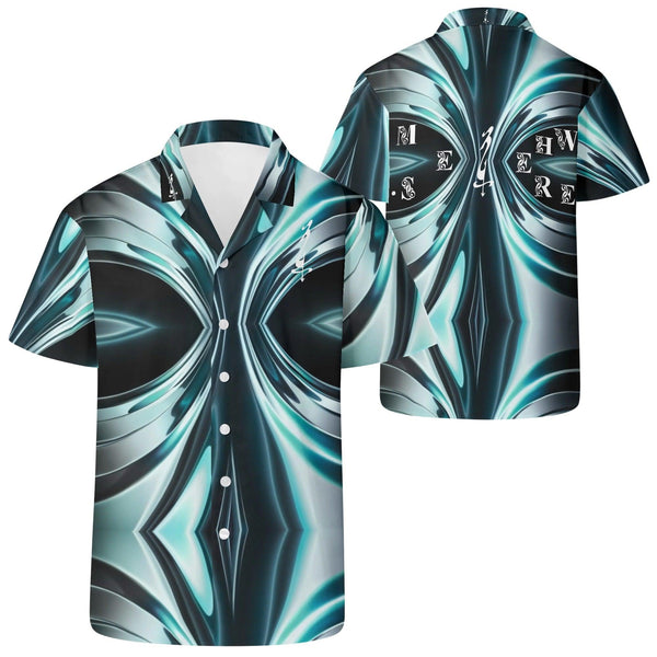 Mens All Over Print Casual Hawaiian Shirt