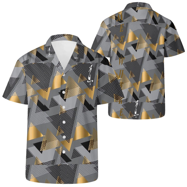 Mens All Over Print Casual Hawaiian Shirt