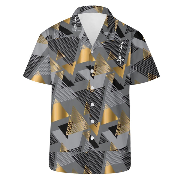 Mens All Over Print Casual Hawaiian Shirt