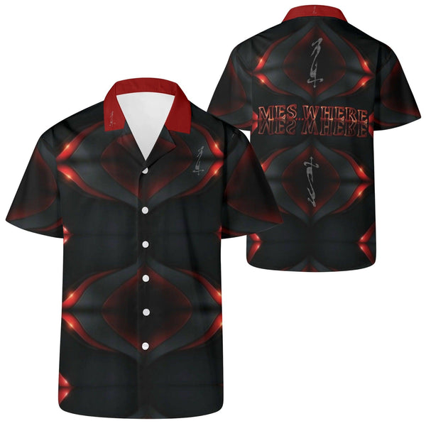 Mens All Over Print Casual Hawaiian Shirt