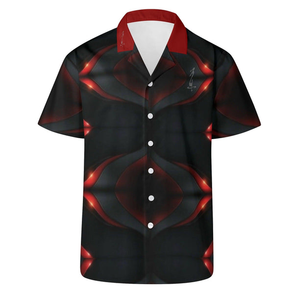 Mens All Over Print Casual Hawaiian Shirt