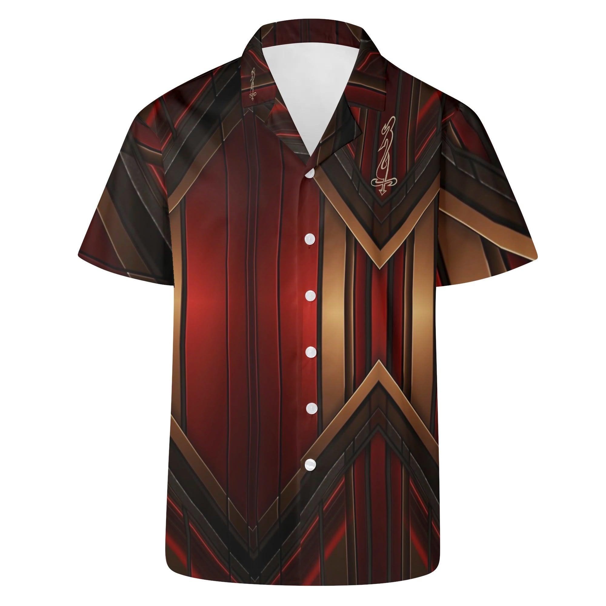 Mens All Over Print Casual Hawaiian Shirt - MES...Where