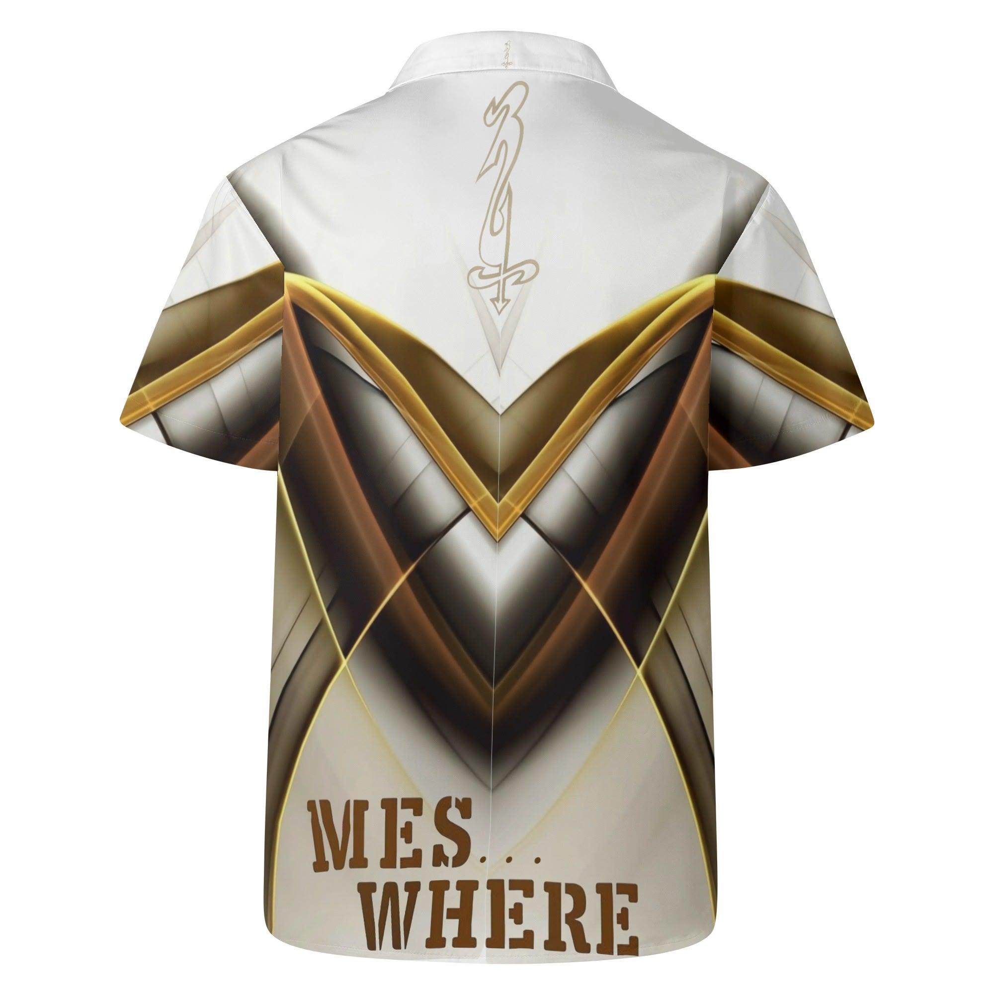 Mens All Over Print Casual Hawaiian Shirt - MES...Where