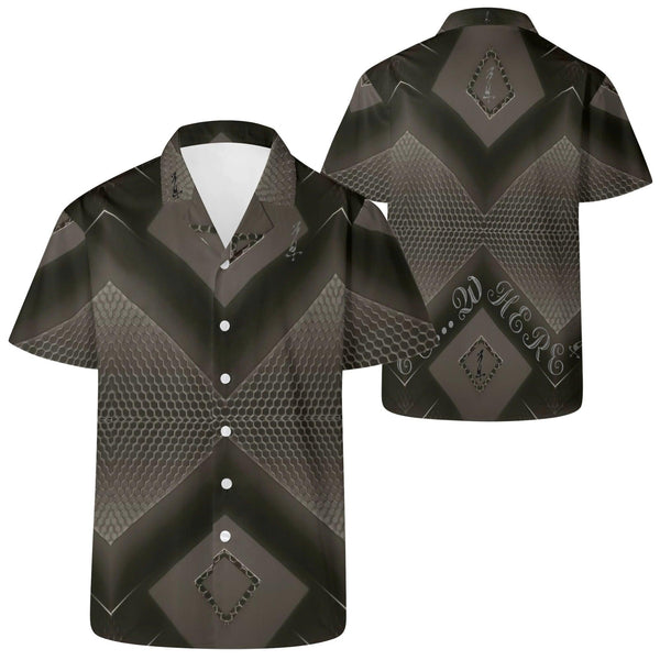 Mens All Over Print Casual Hawaiian Shirt