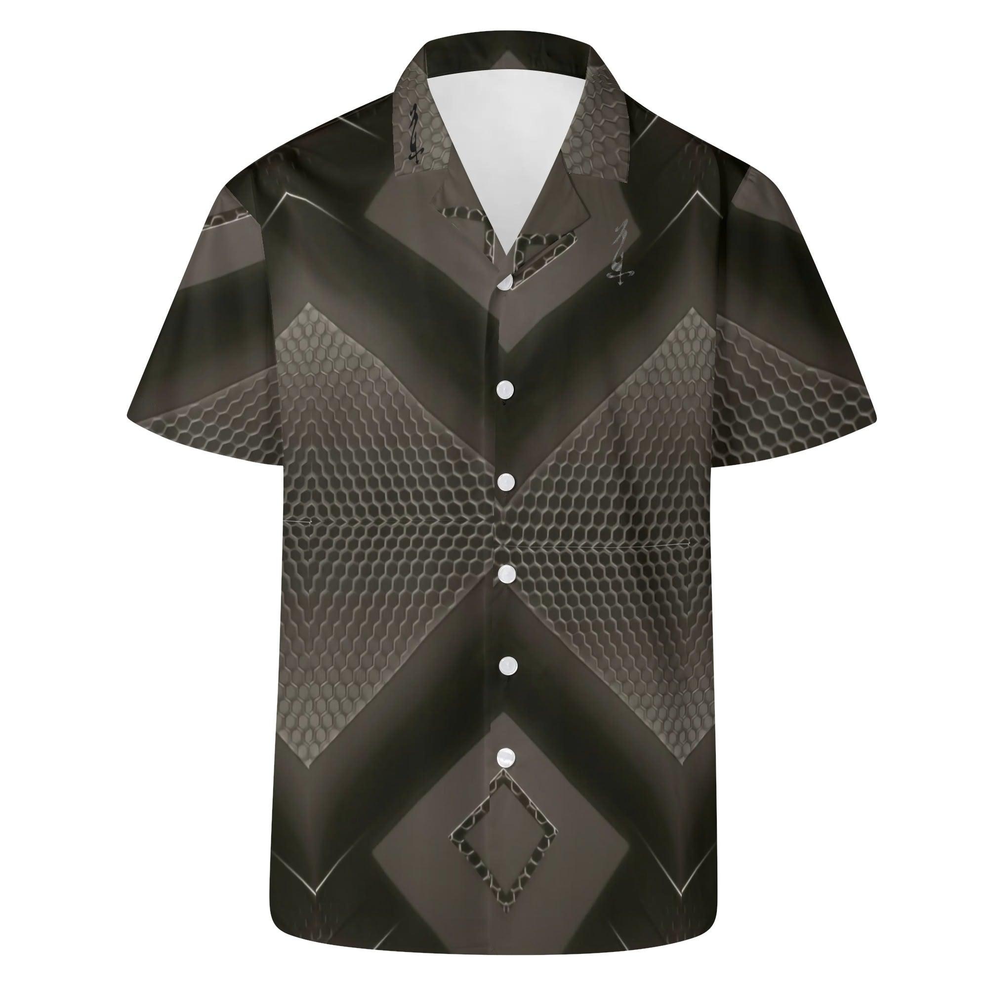 Mens All Over Print Casual Hawaiian Shirt - MES...Where
