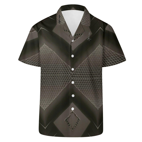 Mens All Over Print Casual Hawaiian Shirt