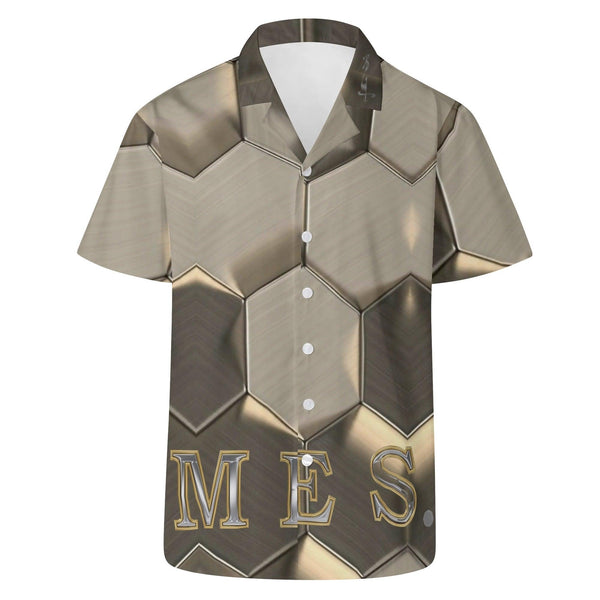Mens All Over Print Casual Hawaiian Shirt