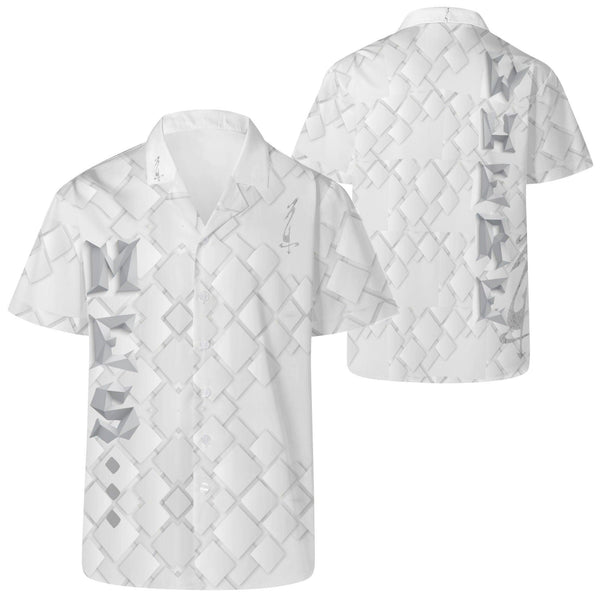 Mens All Over Print Casual Hawaiian Shirt