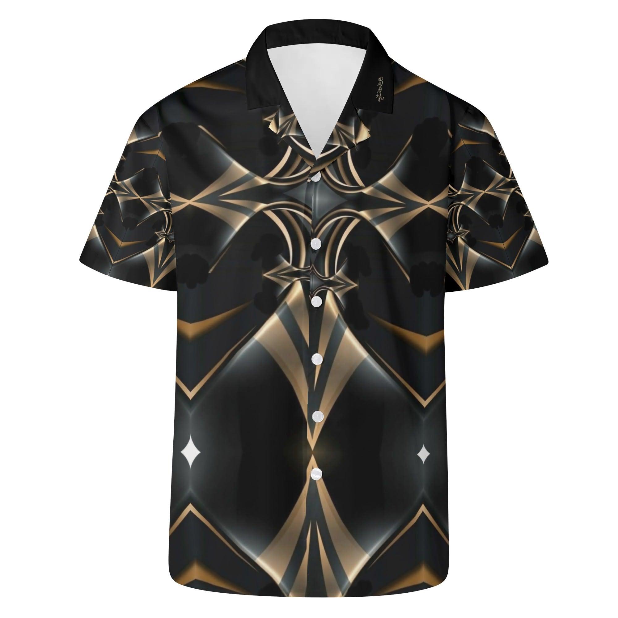 Mens All Over Print Casual Hawaiian Shirt - MES...Where