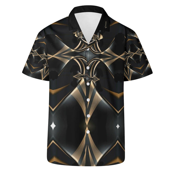 Mens All Over Print Casual Hawaiian Shirt