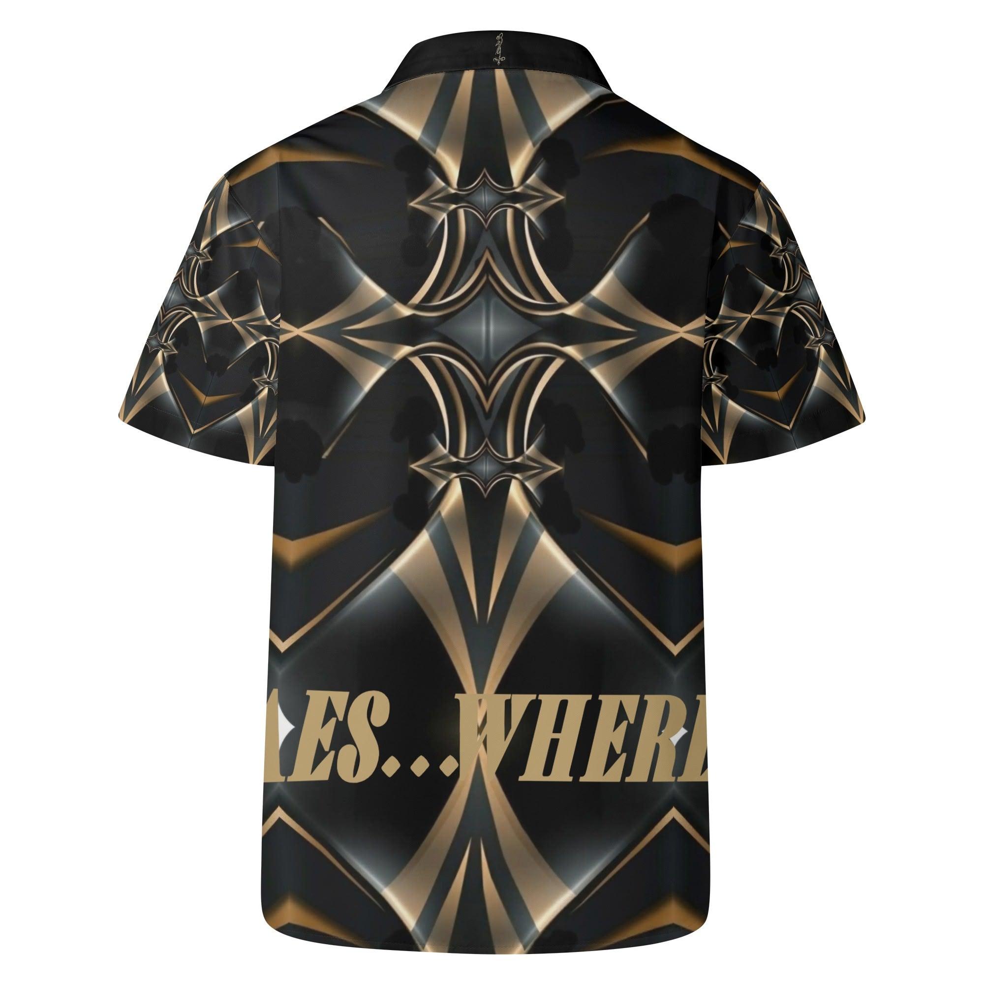 Mens All Over Print Casual Hawaiian Shirt - MES...Where