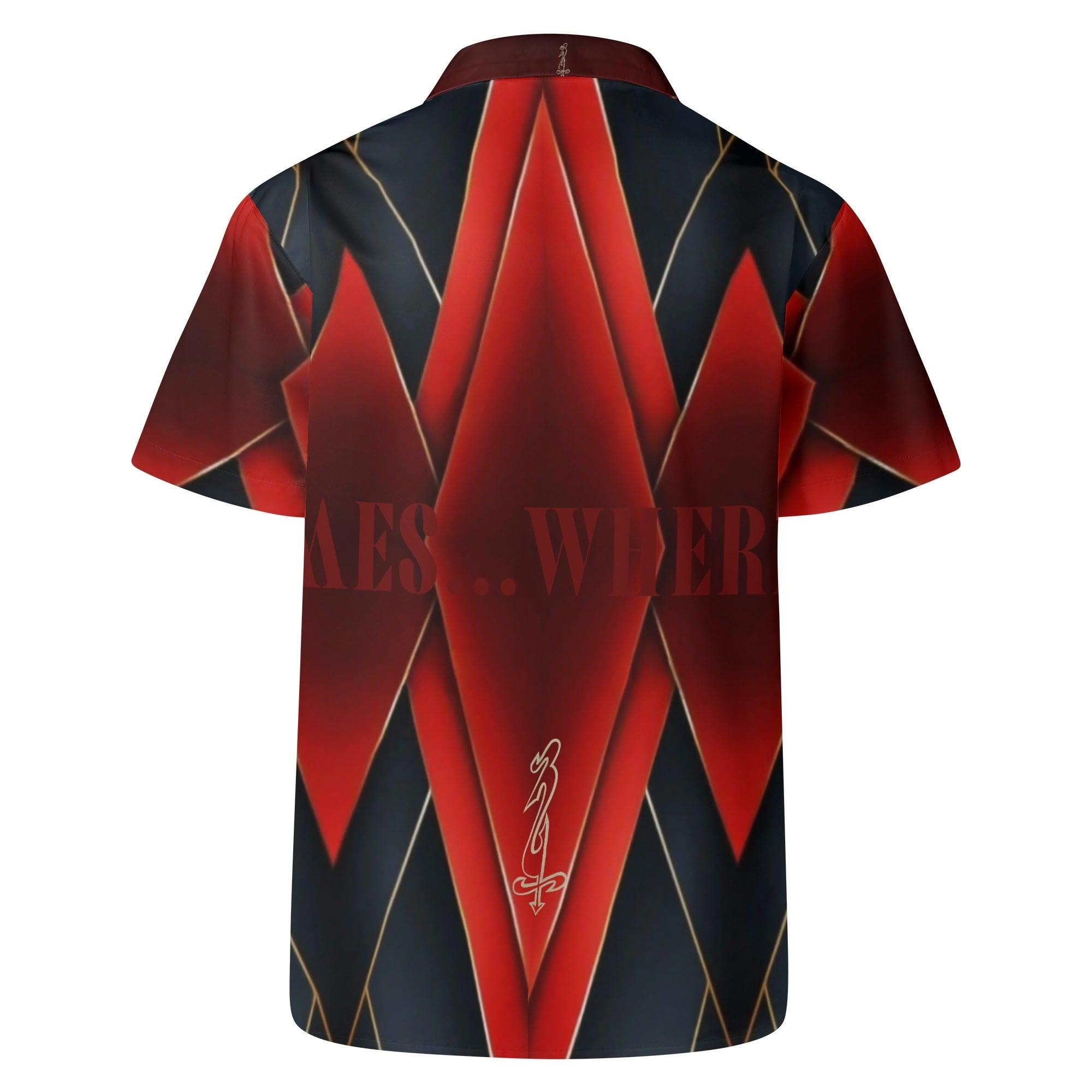 Mens All Over Print Casual Hawaiian Shirt - MES...Where