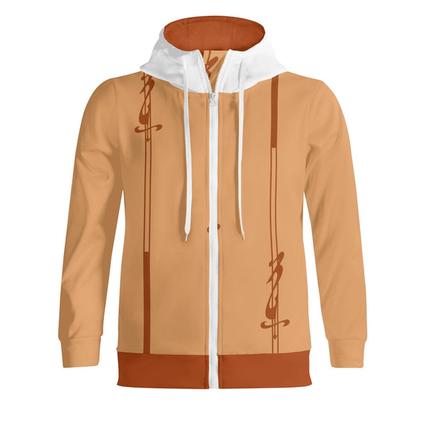 Men's Adult Full Zip Turtleneck Hoodie Streetwear
