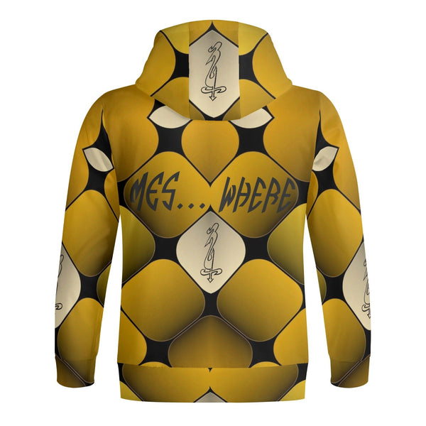 Men's Adult Full Zip Turtleneck Hoodie Streetwear