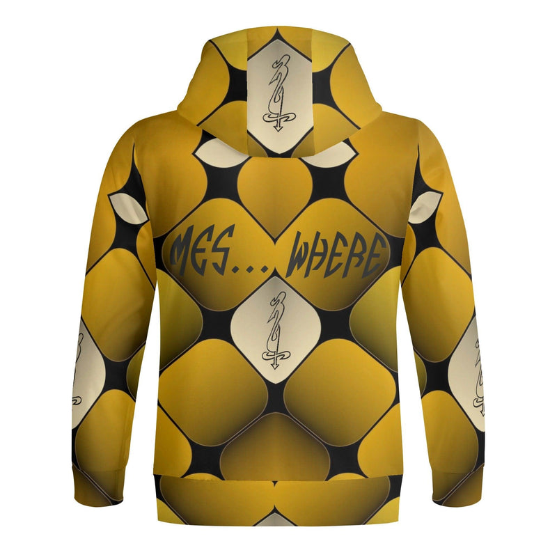 Men's Adult Full Zip Turtleneck Hoodie Streetwear