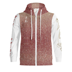 Women's Adult Full Zip Turtleneck Hoodie Streetwear