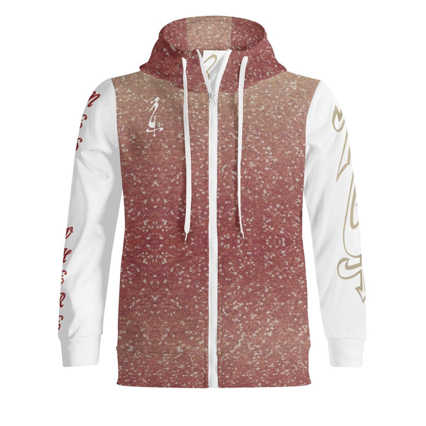 Women's Adult Full Zip Turtleneck Hoodie Streetwear