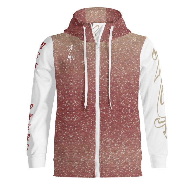 Women's Adult Full Zip Turtleneck Hoodie Streetwear