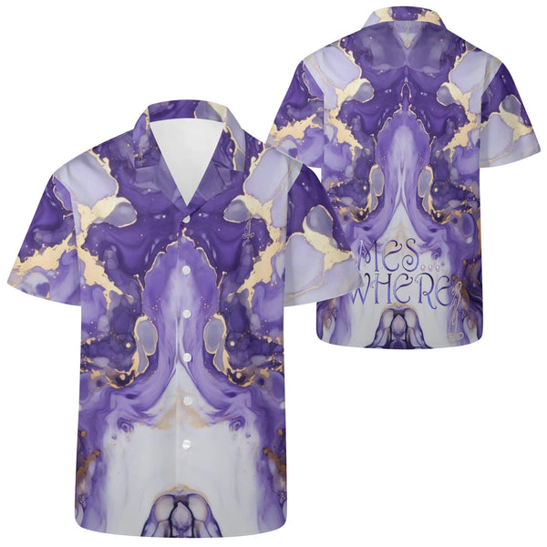Mens All Over Print Casual Hawaiian Shirt
