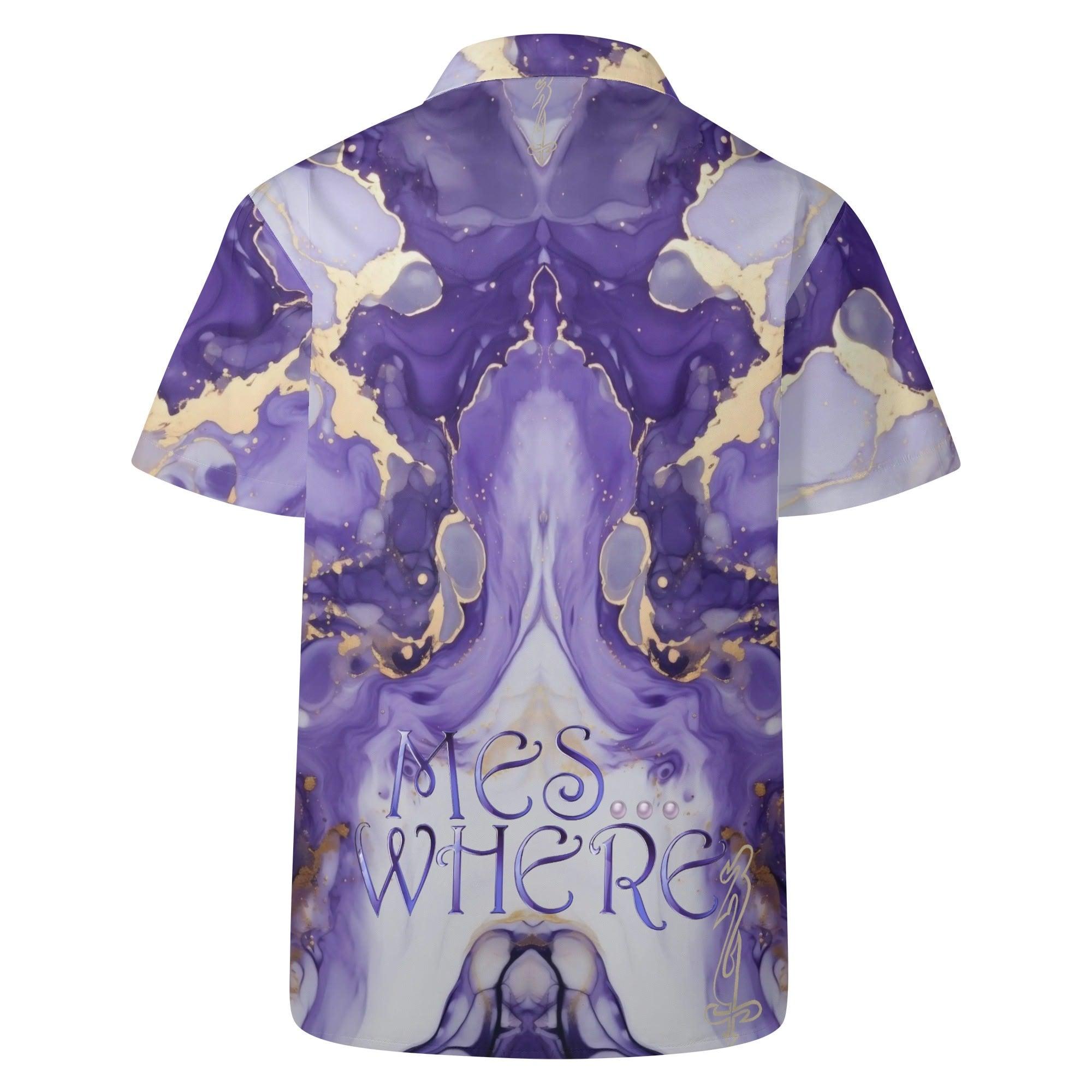 Mens All Over Print Casual Hawaiian Shirt - MES...Where