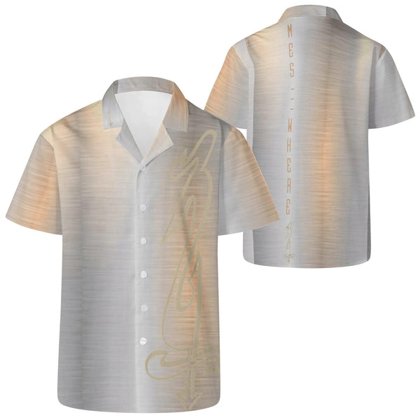 Mens All Over Print Casual Hawaiian Shirt