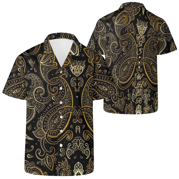 Mens All Over Print Casual Hawaiian Shirt