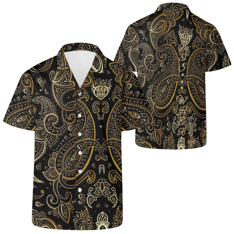 Mens All Over Print Casual Hawaiian Shirt
