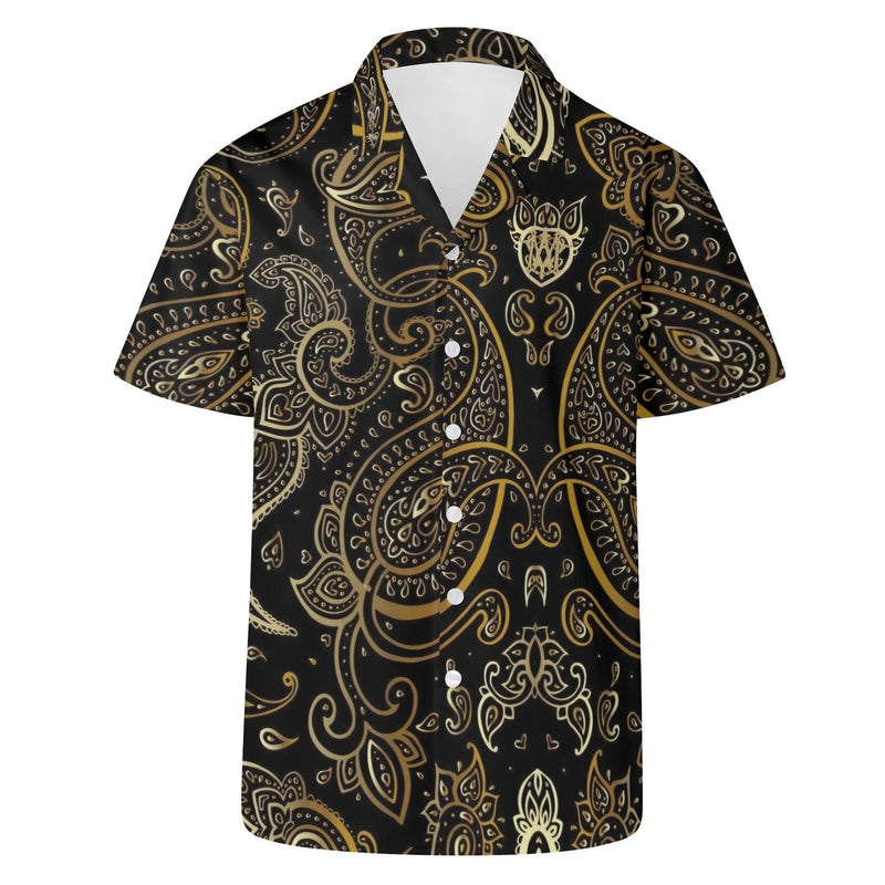 Mens All Over Print Casual Hawaiian Shirt