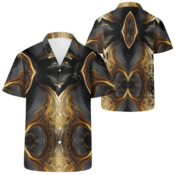 Mens All Over Print Casual Hawaiian Shirt