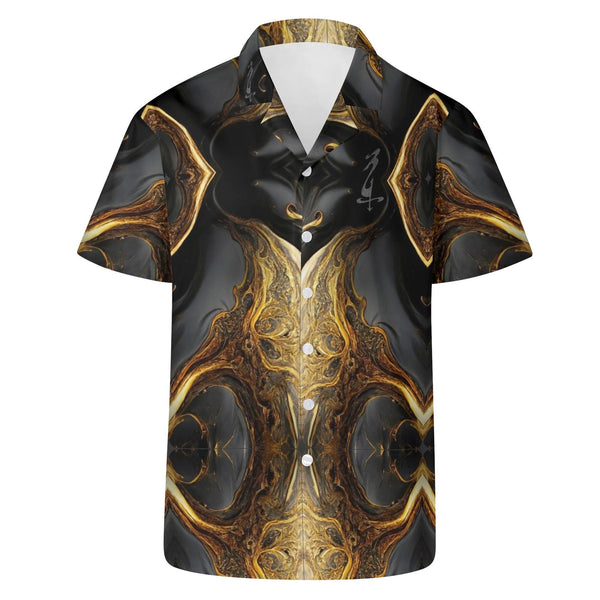 Mens All Over Print Casual Hawaiian Shirt