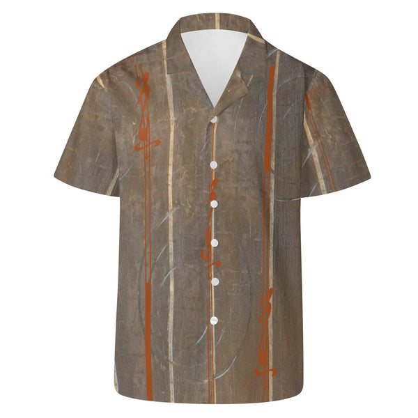 Mens All Over Print Casual Hawaiian Shirt