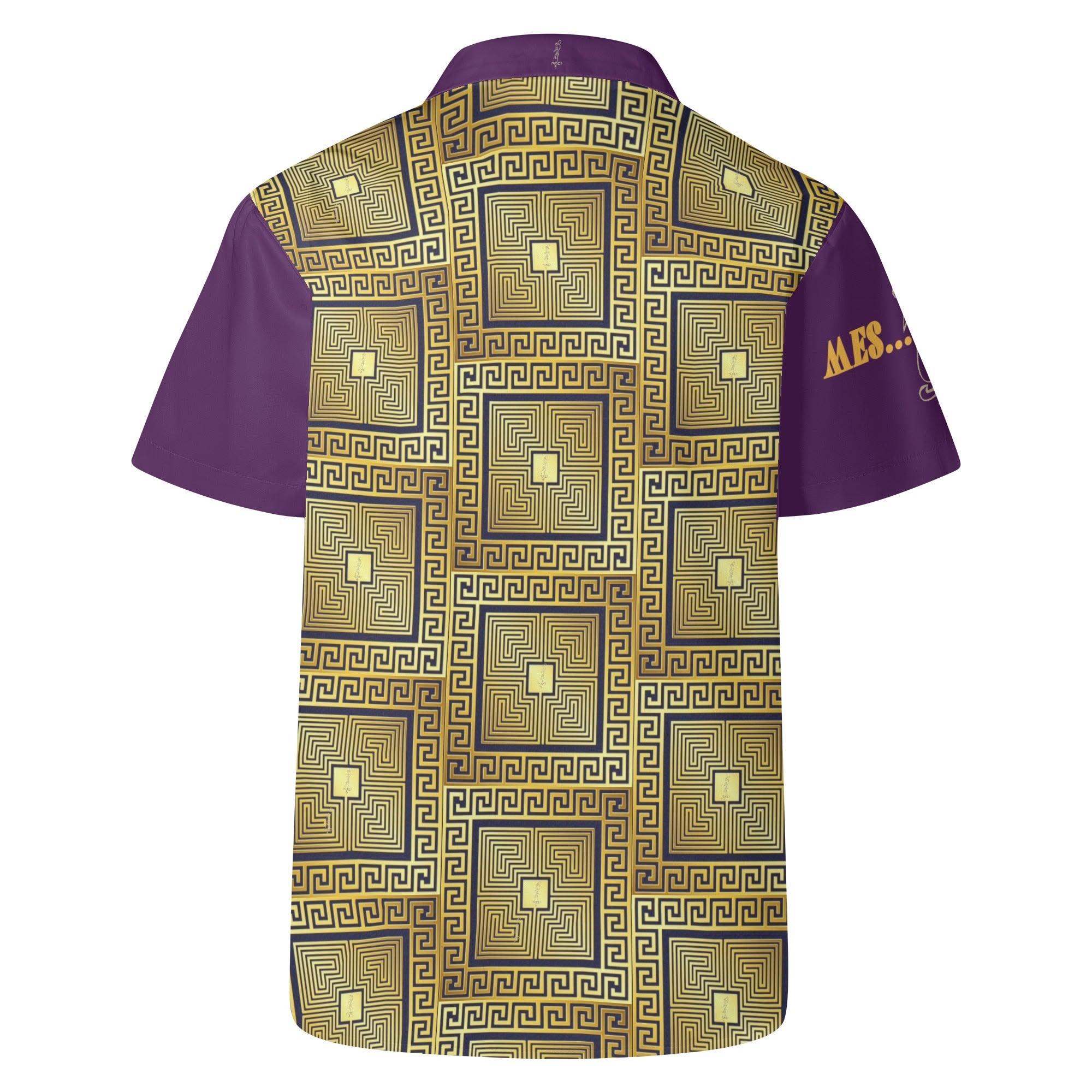 Mens All Over Print Casual Hawaiian Shirt - MES...Where