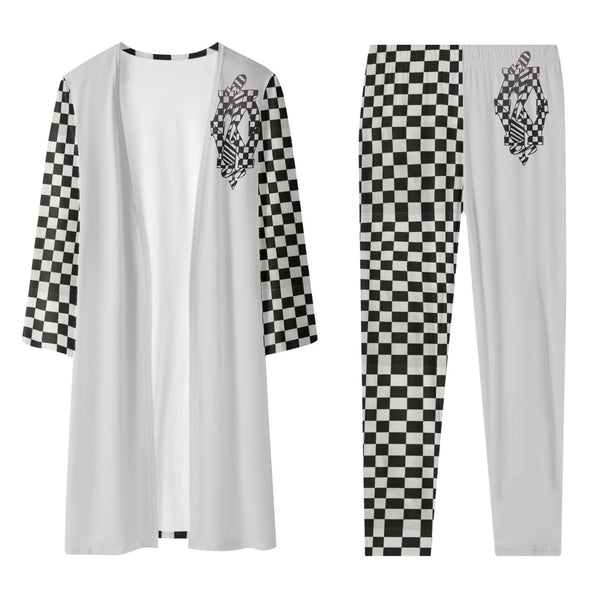 Women's Long Sleeve Cardigan and Leggings 2pcs