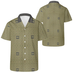 Mens All Over Print Casual Hawaiian Shirt