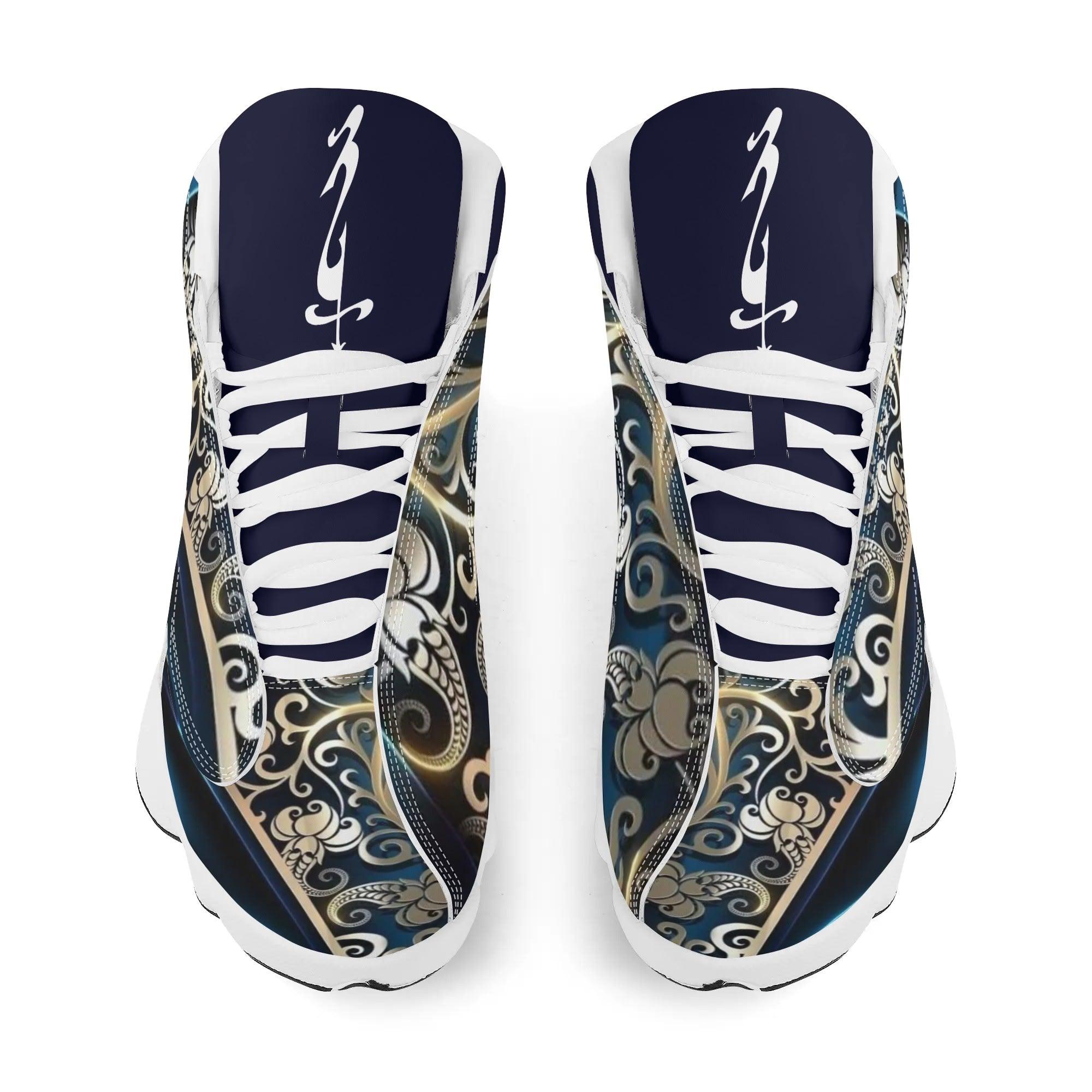Men's Shoes White Black Outsole PU Leather Basketball Shoe - MES...Where